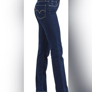 Levi's High Rise Blue Jeans Stretch Denim